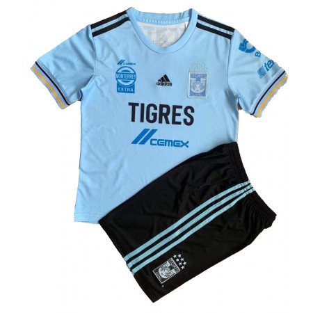 Koszulka Tigres UANL Dziecięcy Wyjazdowe Stroje Piłkarskie 2021/22 Krótki Rękaw